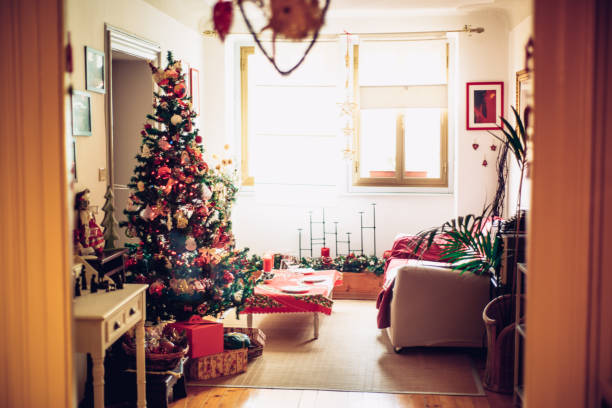 istock Living Room In Christmas Time 899671052