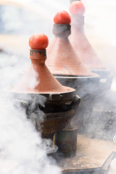 istock Tajine pots on the fire 899674822