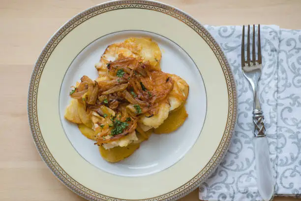 Photo of Bacalhau a bras, typical dish from Portugal