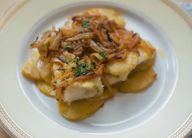 Bacalhau a bras, typical dish from Portugal