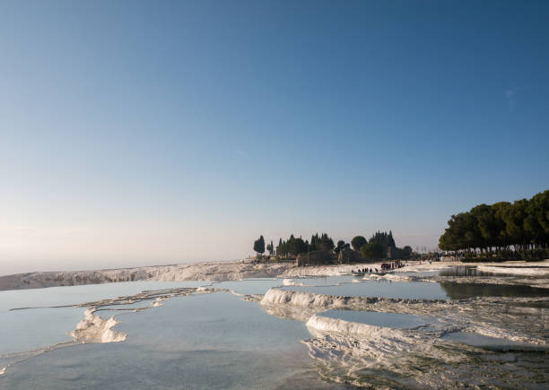 istock Travertine pools at ancient Hierapolis  in Pamukkale , Denizli 899692016