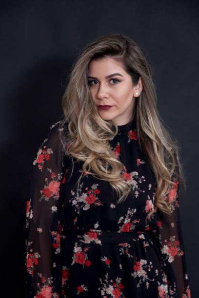 istock studio portrait of a beautiful model girl 899692880