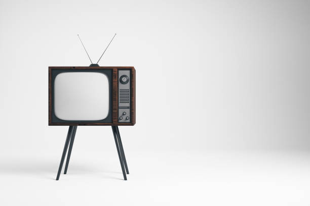 istock Obsolete TV on whiite background 899699874