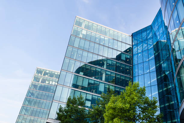 istock Modern glass facades in London 899700238