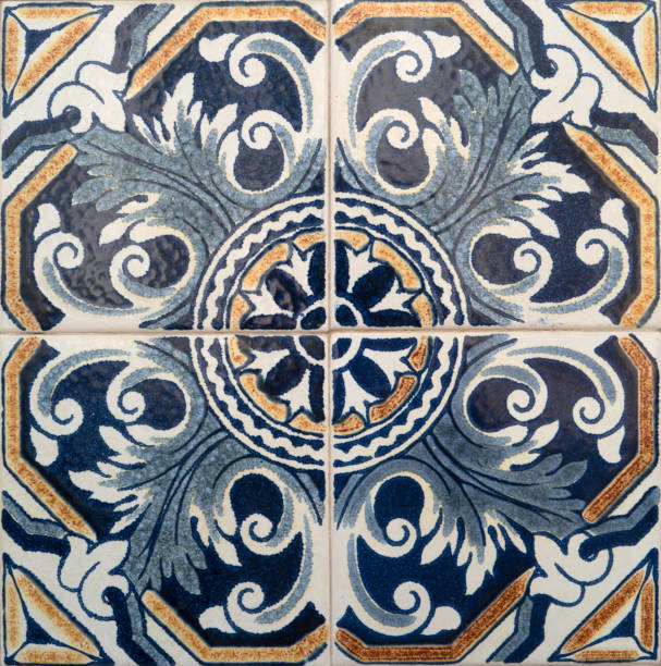 istock Traditional Portuguese glazed tiles 899700330