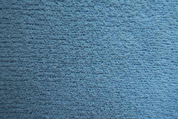 istock Top view of simple sky blue fabric 899705016