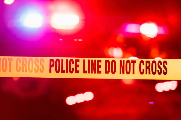 istock Accident or crime scene cordon tape 899711218