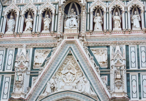 istock Florence Cathedral facade details, Tuscany, Italy 899715596