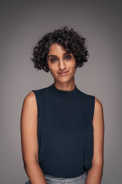 istock Portrait of determined and successful Middle Eastern woman in studio 899716762