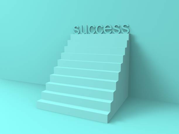 istock Stairway to light and success 3d render illustration 899723472