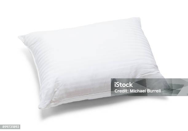 Bed Pillow Stock Photo - Download Image Now - Pillow, Cut Out, Sleeping