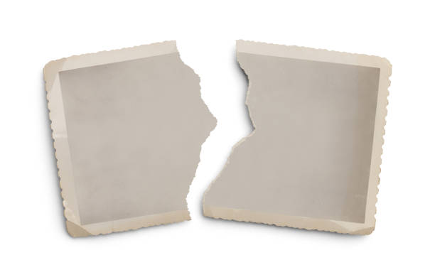 roztrhaná fotografie - roztrhaný fotky - stock snímky, obrázky a fotky