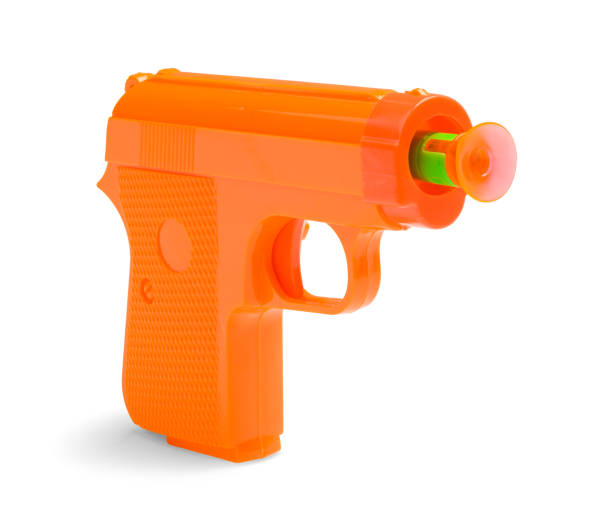 sticky dart gun - rubber dart imagens e fotografias de stock