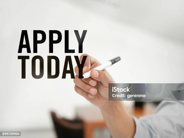 Apply Now Stock Photo - Download Image Now - Help Wanted Sign, Adult, Adults Only