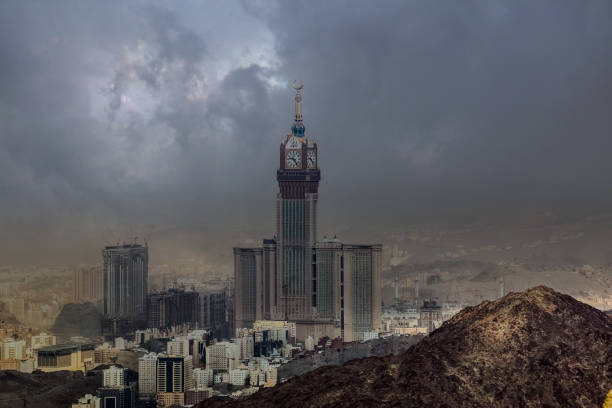 istock Skyline with Abraj Al Bait (Royal Clock Tower Makkah) in Mecca, Saudi Arabia. 899744178