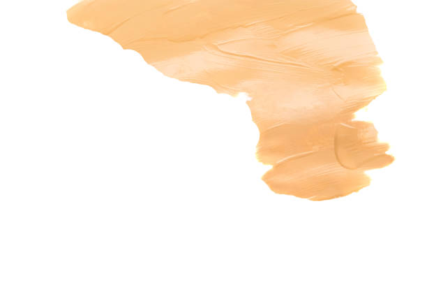 istock Makeup foundation blur cream isolated background. Top view collage corrective tonal base. Macro Tonal skin tone. skin types. Closeup of flat Makeup. Set of tonal cream 899748186
