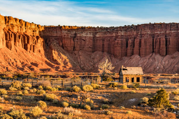 Abandoned Mormon Homestead near Capitol Reef National Park, Utah