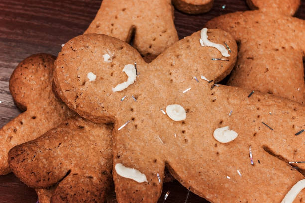 istock A cookie boy, a delicious decoration for the holidays. 899756894
