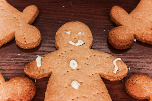 istock A cookie boy, a delicious decoration for the holidays. 899757750