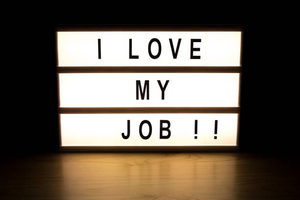 istock I love my job light box sign board 899768540