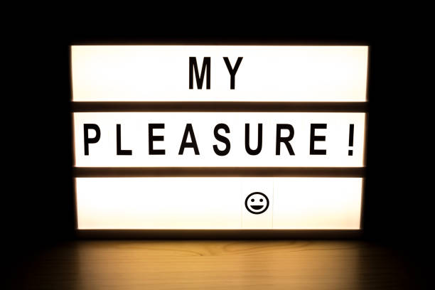 istock My pleasure light box sign board 899768806