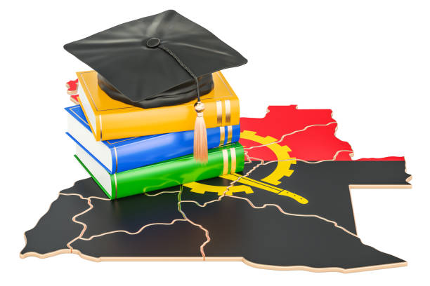 istock Education in Angola concept, 3D rendering isolated on white background 899783230