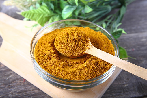 Curry powder in a bowl