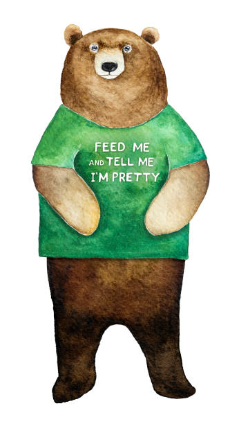 Funny Bear Feed Me And Tell Me I'm Pretty T-Shirt Funny Bear Feed Me And Tell Me I'm Pretty T-Shirt