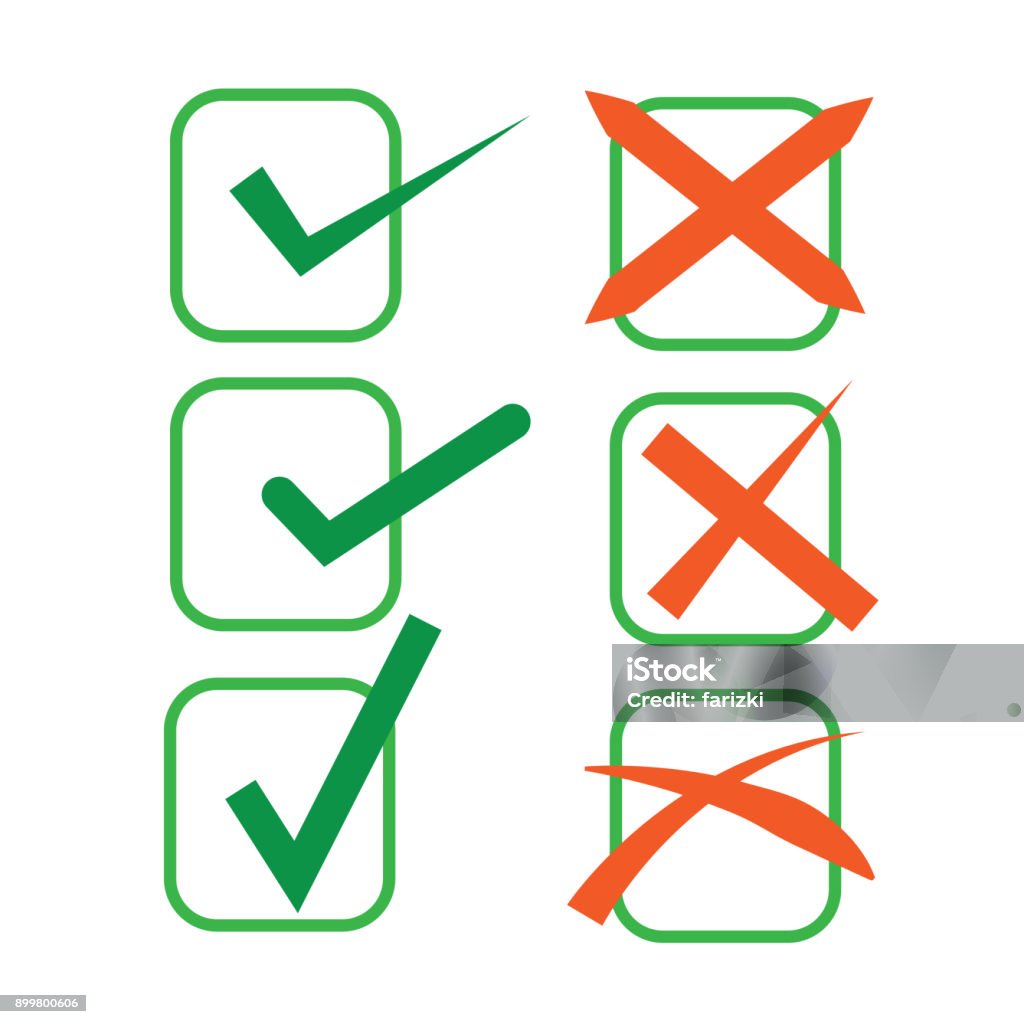 Check List Element Checklist Element Stock Illustration - Download Image Now - Check Mark ...
