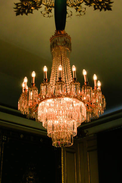 istock elegant crystal chandelier 899806000
