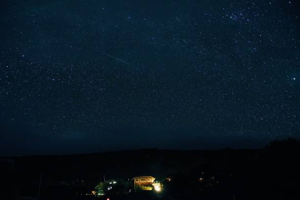 istock Galaxy and stars at night 899812202