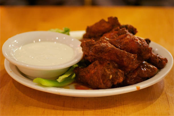 istock Spicy Homemade Buffalo Wings 899815798
