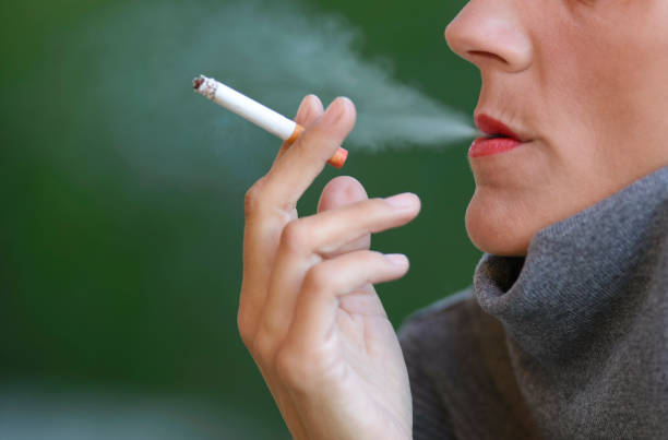 istock Beautiful Woman Smoking 899816690