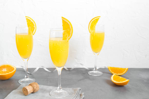 istock Champagne cocktail Mimosa 899839184