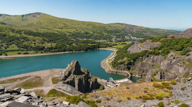 Photo of View from Dinorwic Quarry, Wales, UK