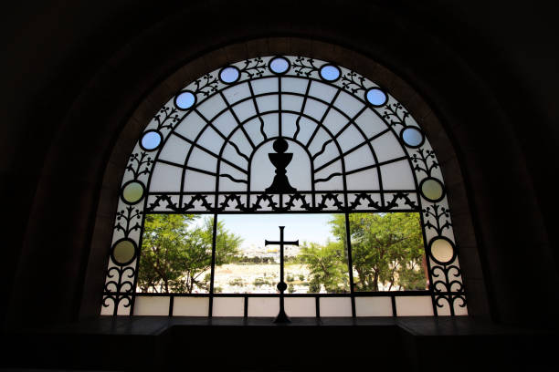 Inside a church in Israel Jerusalem
