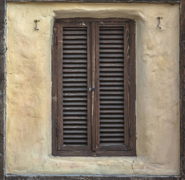 old wooden window