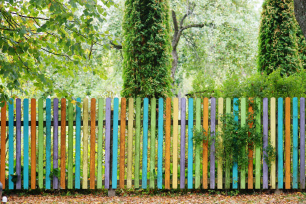 istock Colorful wooden fence 899857936