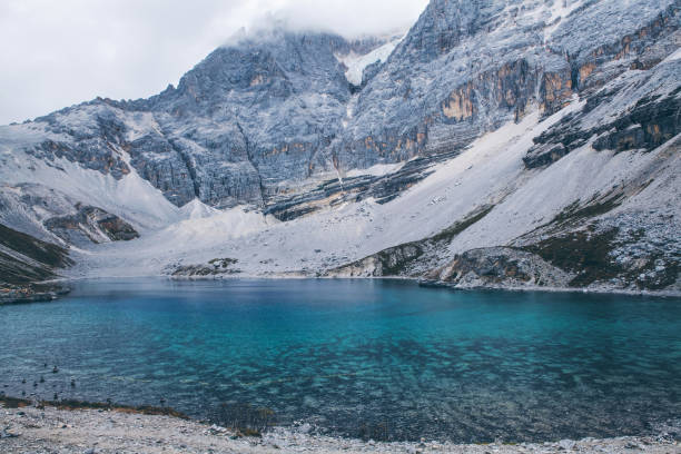 istock The mountain lake water in Aden, Daocheng 899860846
