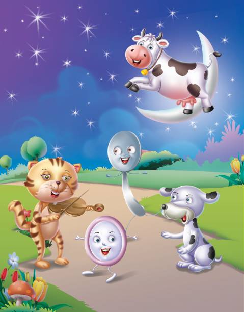 Hey, Diddle vector art illustration