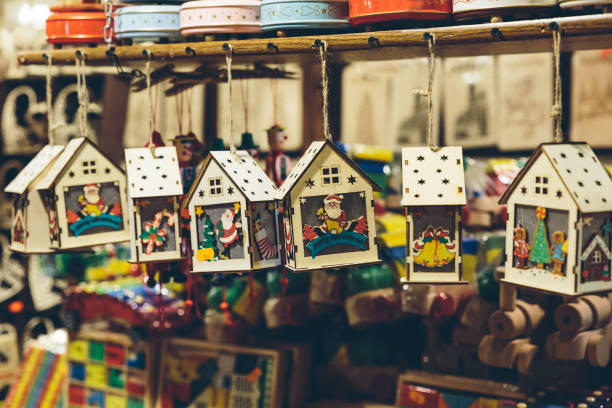 istock Wooden Christmas decorations 899866230