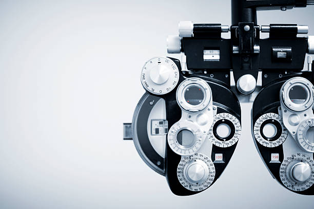 vista dettagliata di un forottero - optometrie foto e immagini stock