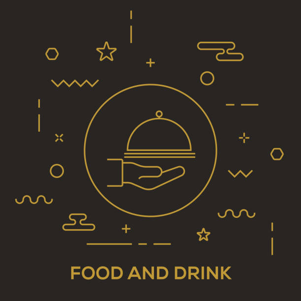 ilustrações de stock, clip art, desenhos animados e ícones de food and drink concept - coffee time restaurant