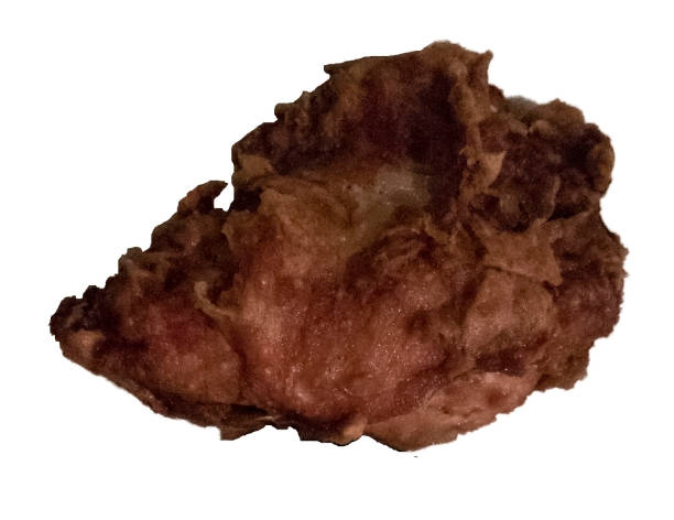 istock Isolated piece of friend chicken 899882596
