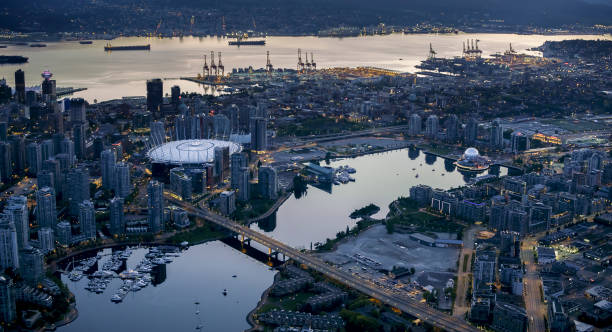 istock BC Place and Science World with cityscape 899890784