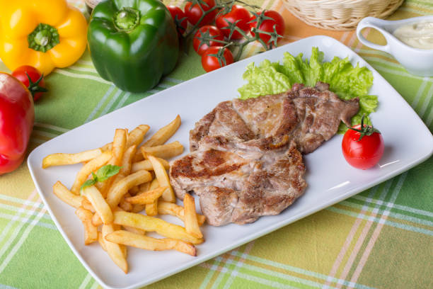 istock close up of pork steak with potatoes 899894838