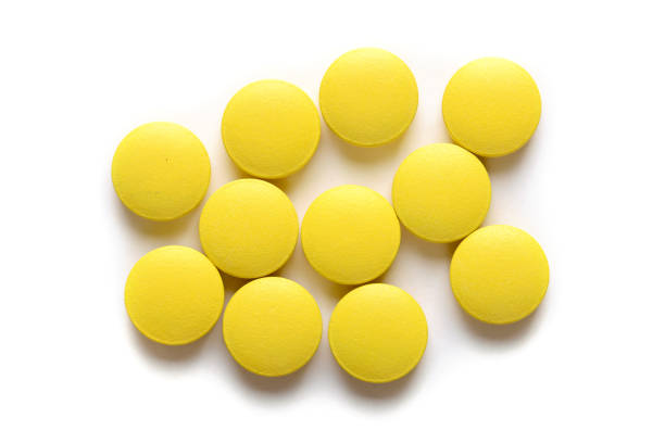 istock Pharmacy theme. Multicolored Isolated Pills and Capsules 899907056