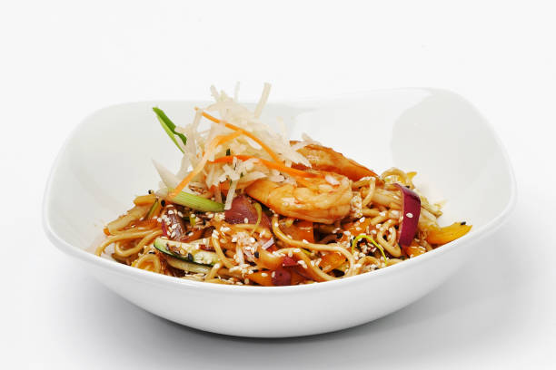istock Pasta with chicken in white plate 899910826