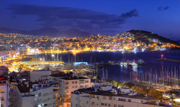 istock Kusadasi at night 899914418
