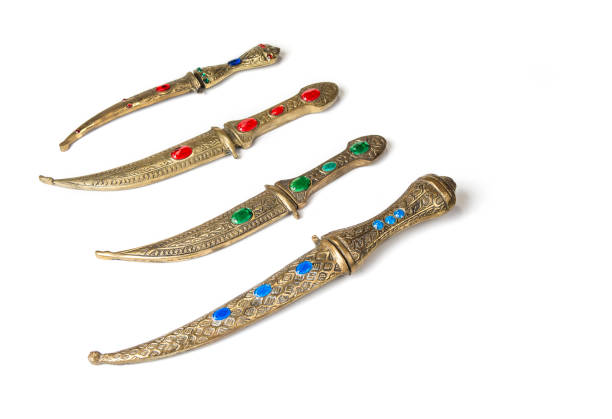istock Vintage knife from ottoman empire in the white background 899918764